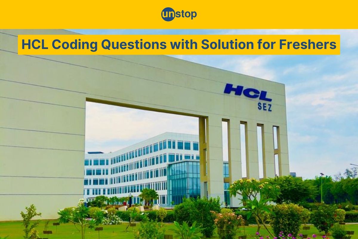 HCL Coding Questions: Coding Pattern with Questions & Solutions