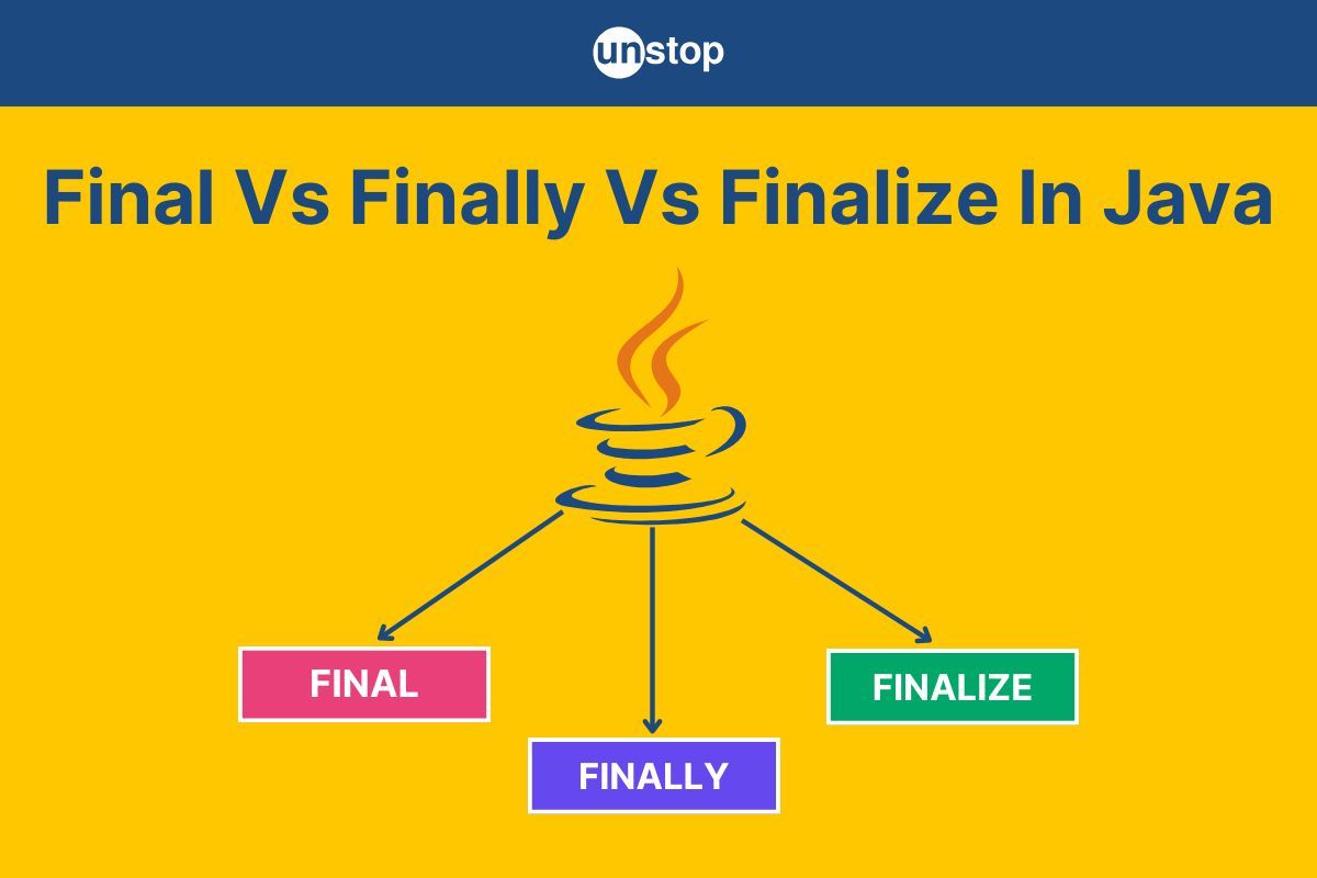 Final, Finally & Finalize In Java | 15+ Differences With Examples