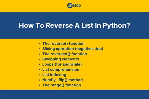 Python Reverse List | 10 Ways & Complexity Analysis (+Examples)