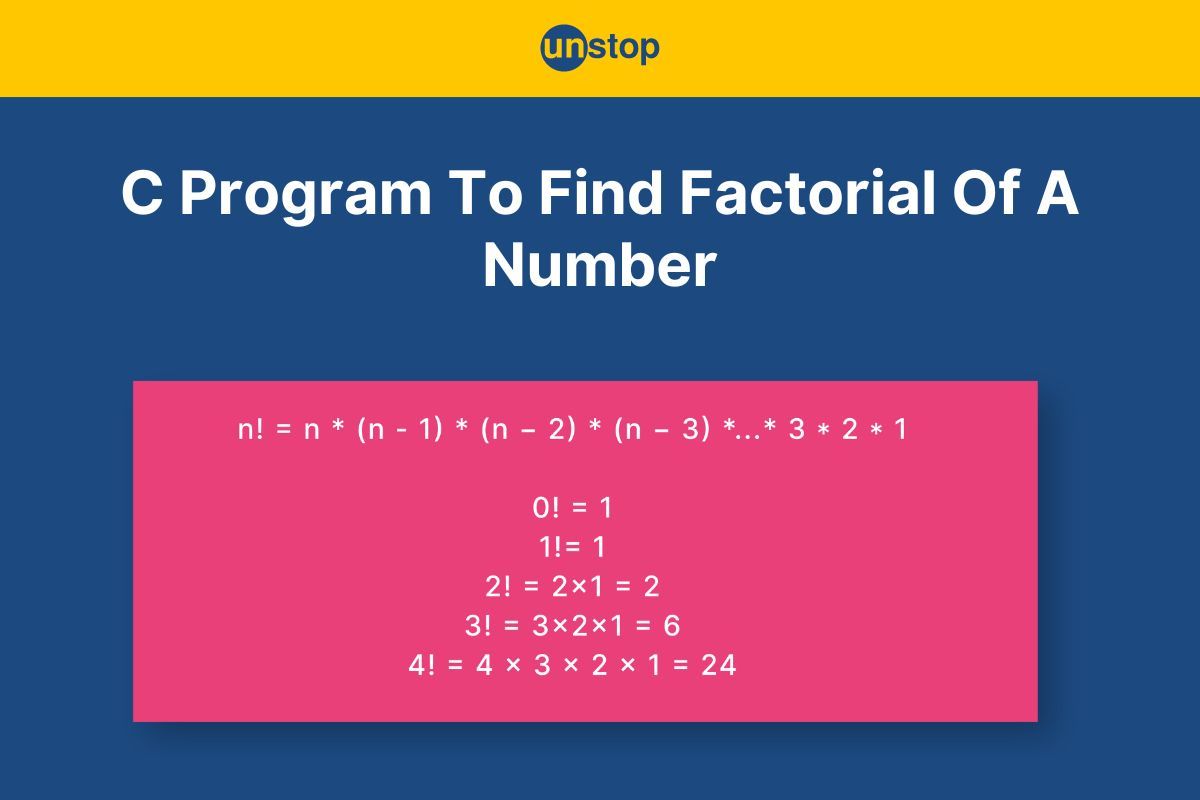 C Program To Find Factorial Of A Number (Multiple Ways + Examples)