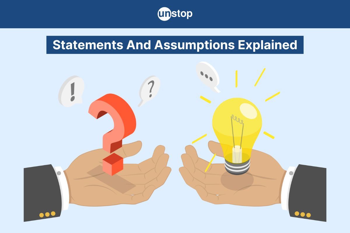 Statements And Assumptions Explained With Question & Answer // Unstop