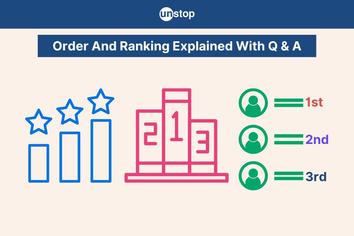 Order And Ranking- Concept, Formula, Practice Question And Answer