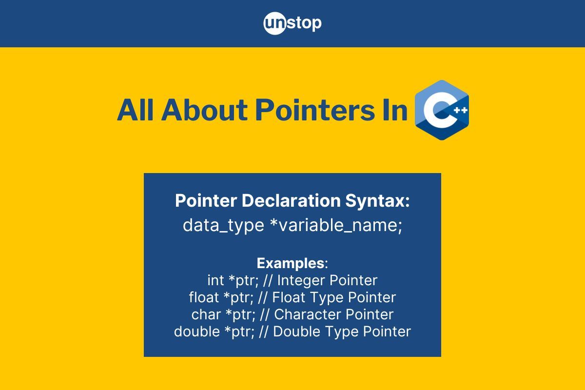 Pointers in C++ | A Roadmap To All Pointer Types (With Examples)