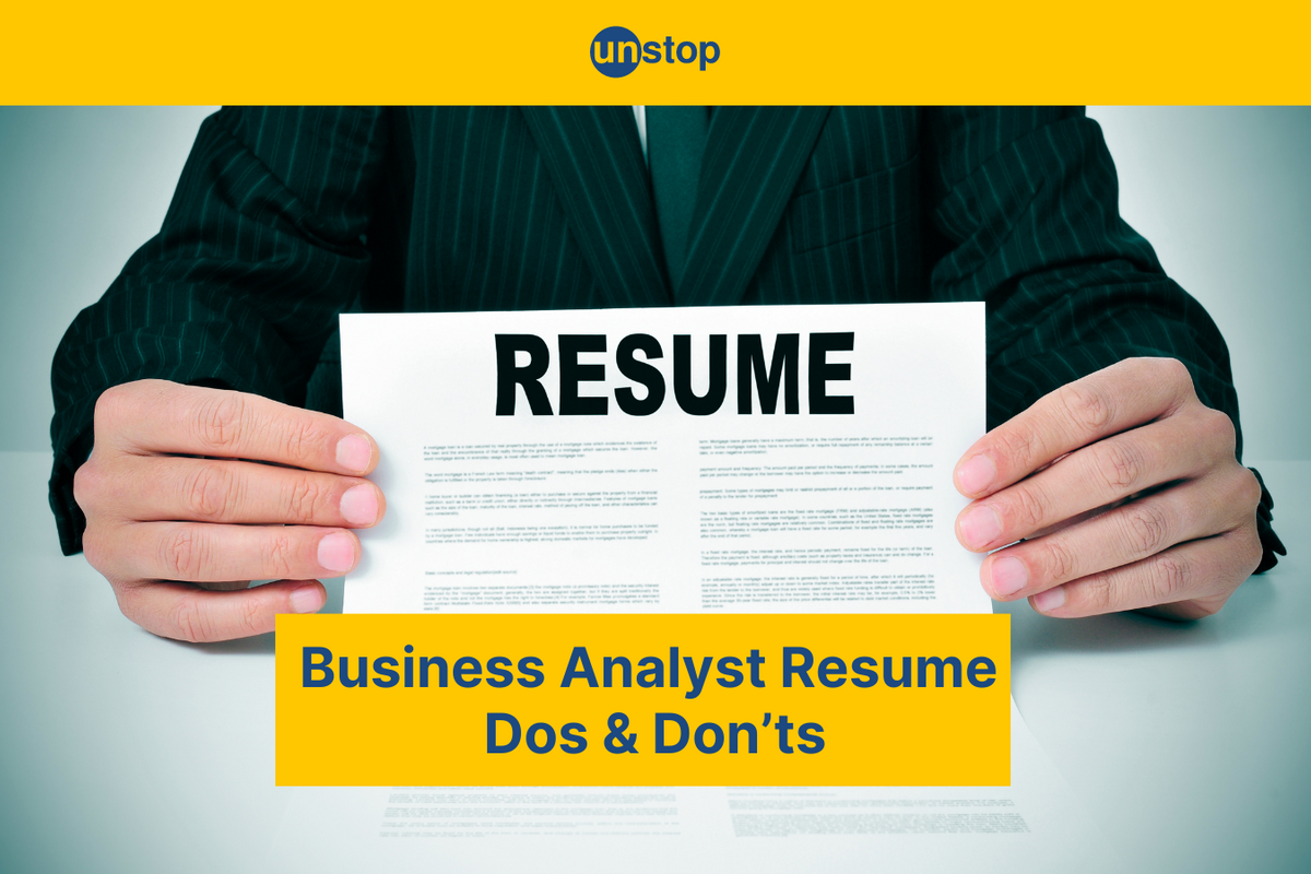 Business Analyst Resume 2024 - Free Template, Latest Tips And Keywords You Shouldn't Skip