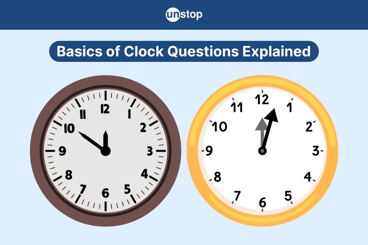 Clock Questions: Basic Concepts & Aptitude Questions (MCQs) Explained