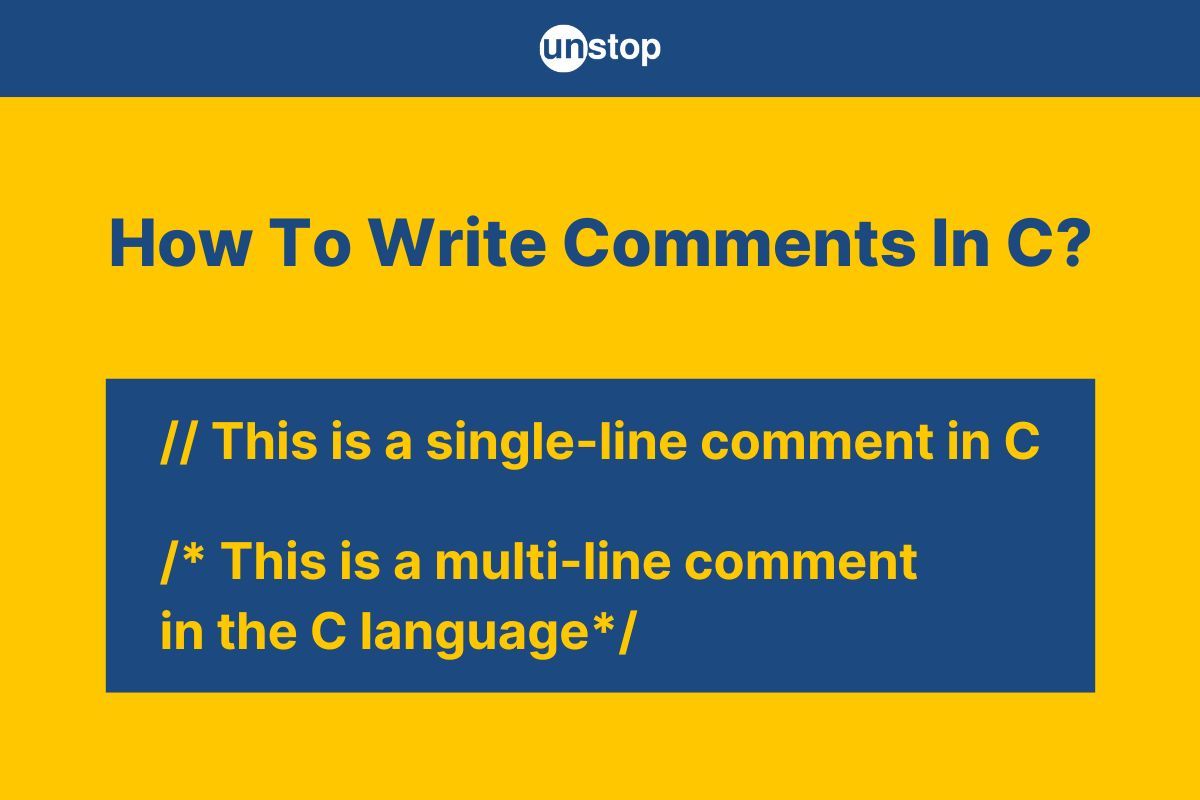 Comments In C | Types, Rules & Uses Explained (+Code Examples)