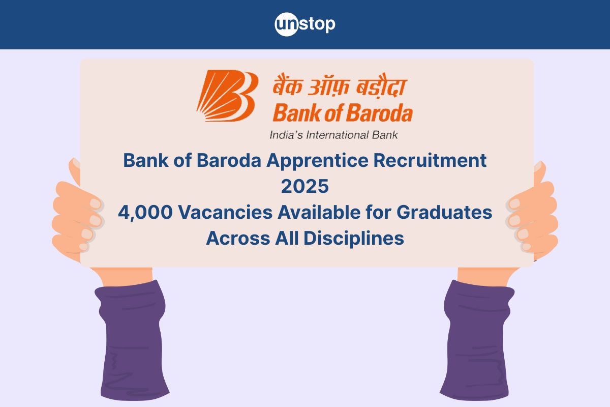 Bank of Baroda Apprentice Recruitment 2025 | 4,000 Vacancies [Apply Now]