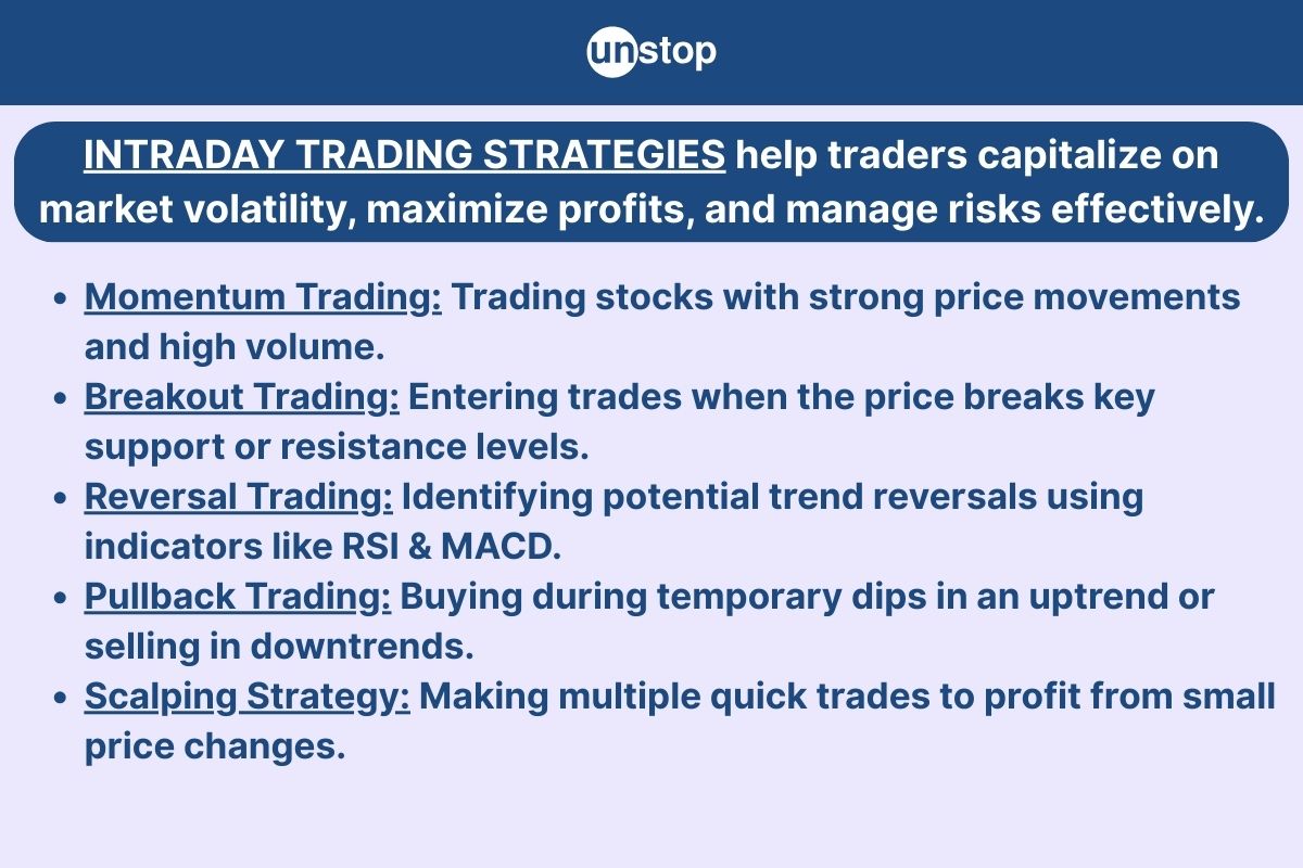 10 Best Intraday Trading Strategies for Stock Traders (With Examples)