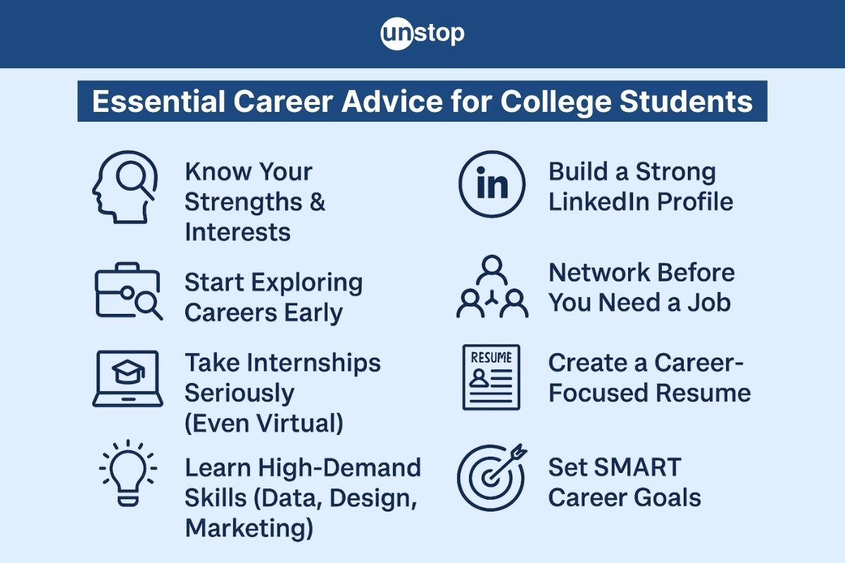 15 Best Career Advice for College Students in 2025 [with Examples]