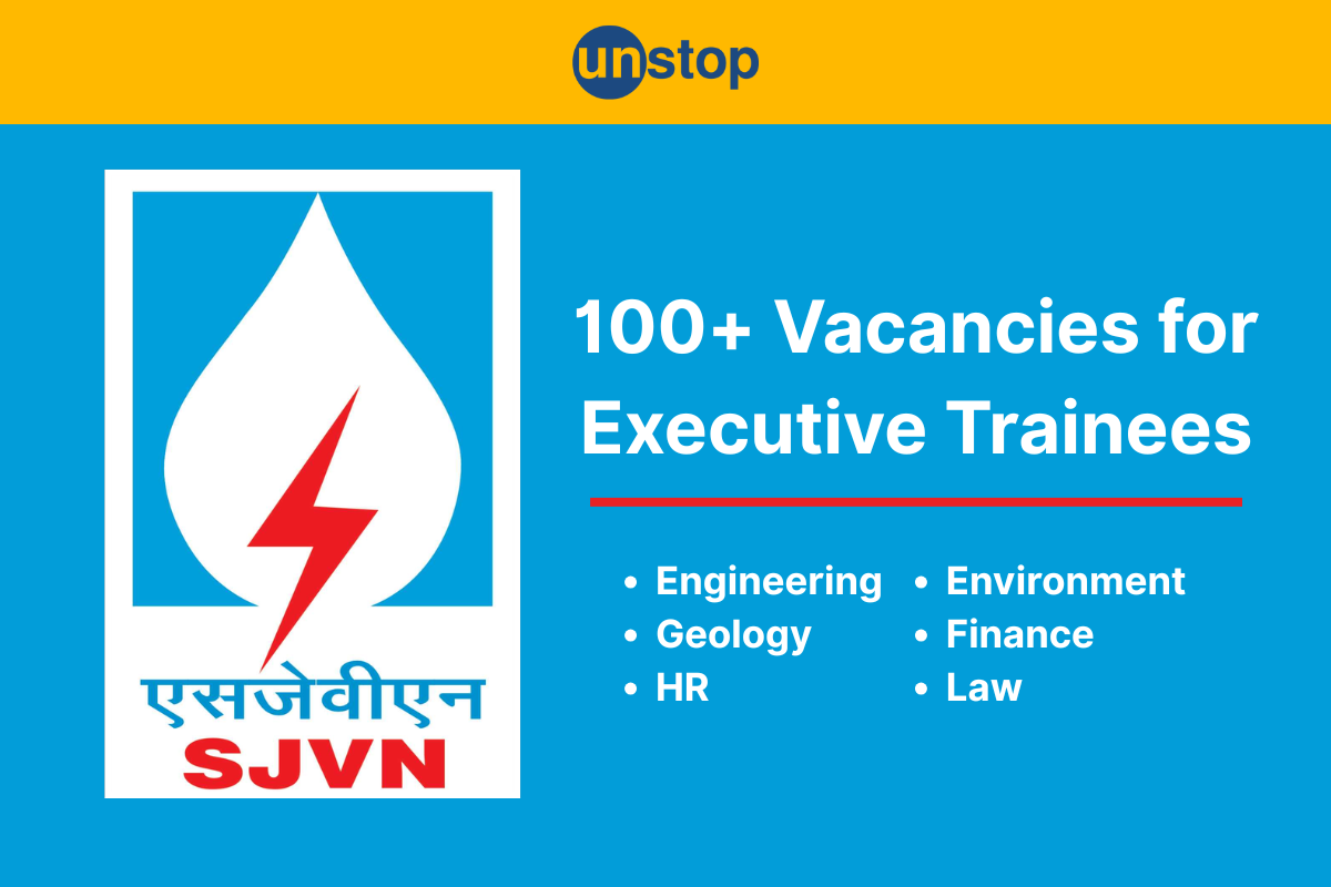 Ministry of Power's SJVN Hiring For 114 Posts | Salary Up To INR 1.6 Lakh/Month
