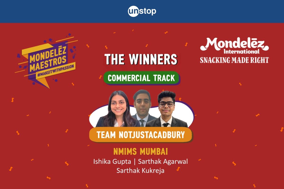NIMIMS Team NotJustACadbury Wins Mondelēz Maestros 2024 (Commercial Track)