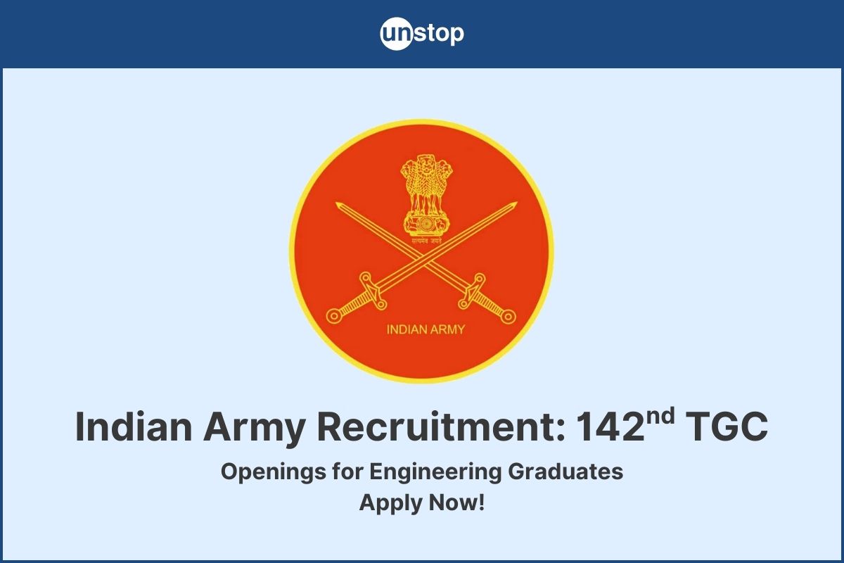 Indian Army Recruitment 2025 (TGC-142): 30 Openings For Engineers