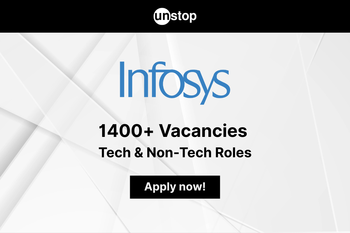 Infosys Announces 1400+ Vacancies - Tech & Non-Tech Roles Across India!