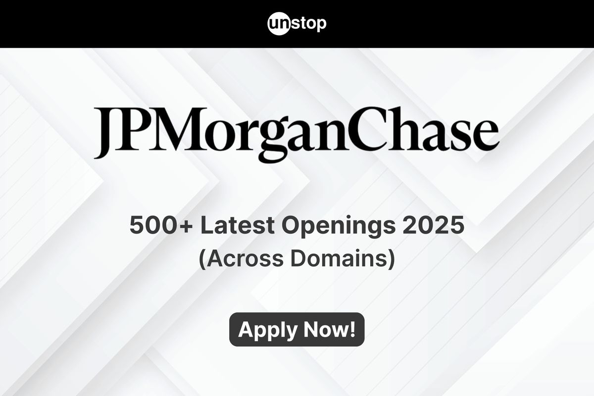 JPMorgan Chase India Job Openings 2025: 500+ Roles Across Domains