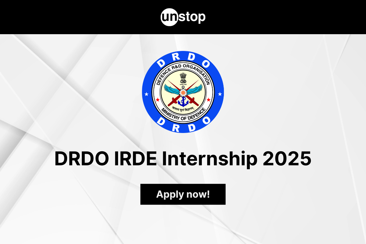 DRDO IRDE Internship 2025: 6-Month Paid Opportunity, Apply Now!