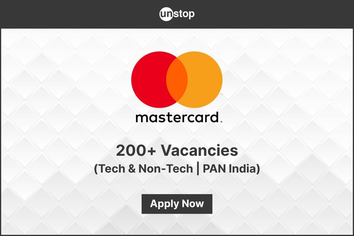 Mastercard Recruitment 2025 | 200+ Job Openings (Tech & Non-Tech)