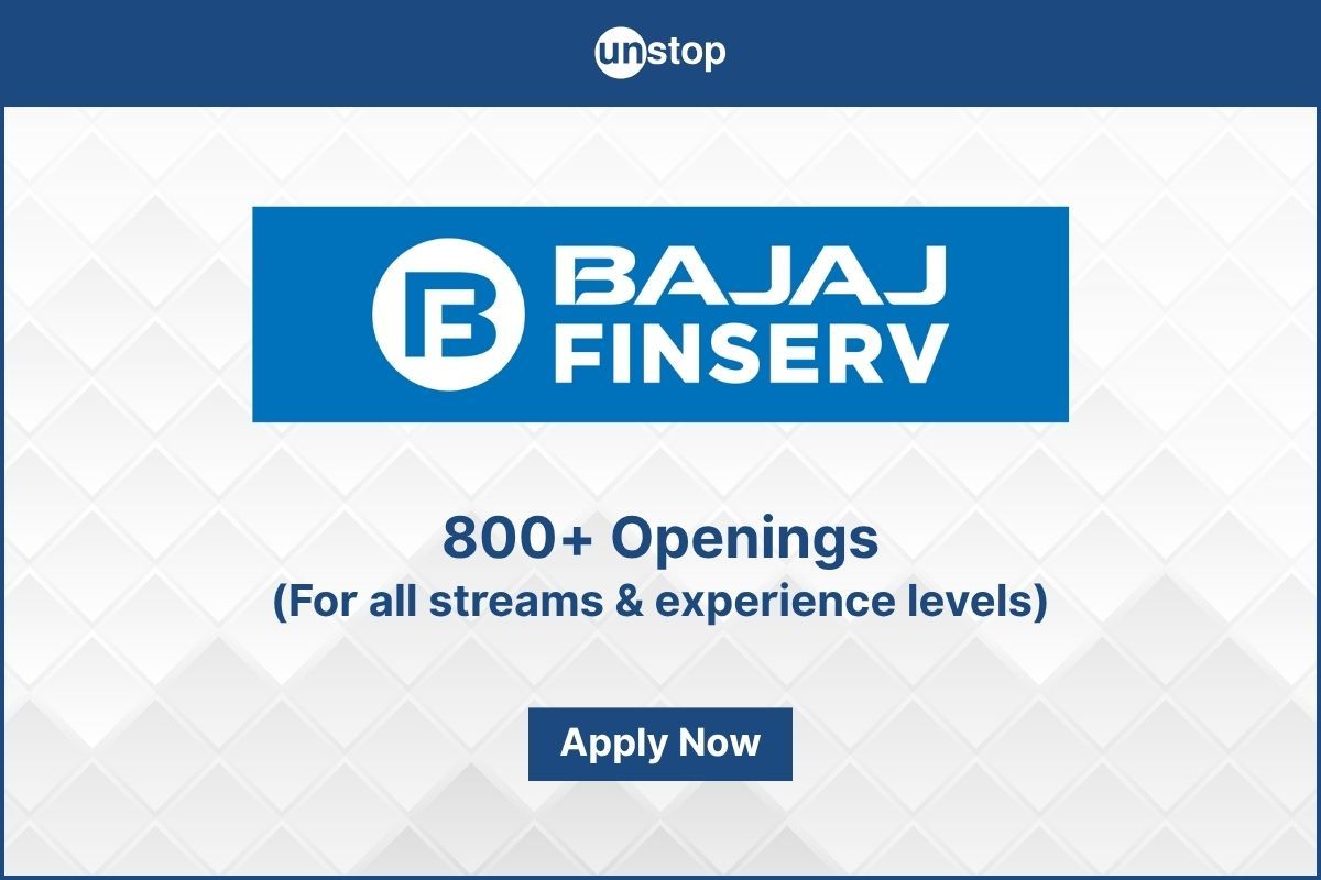 Bajaj Finserv Hiring 2025: 800+ Job Openings Across Multiple Domains!