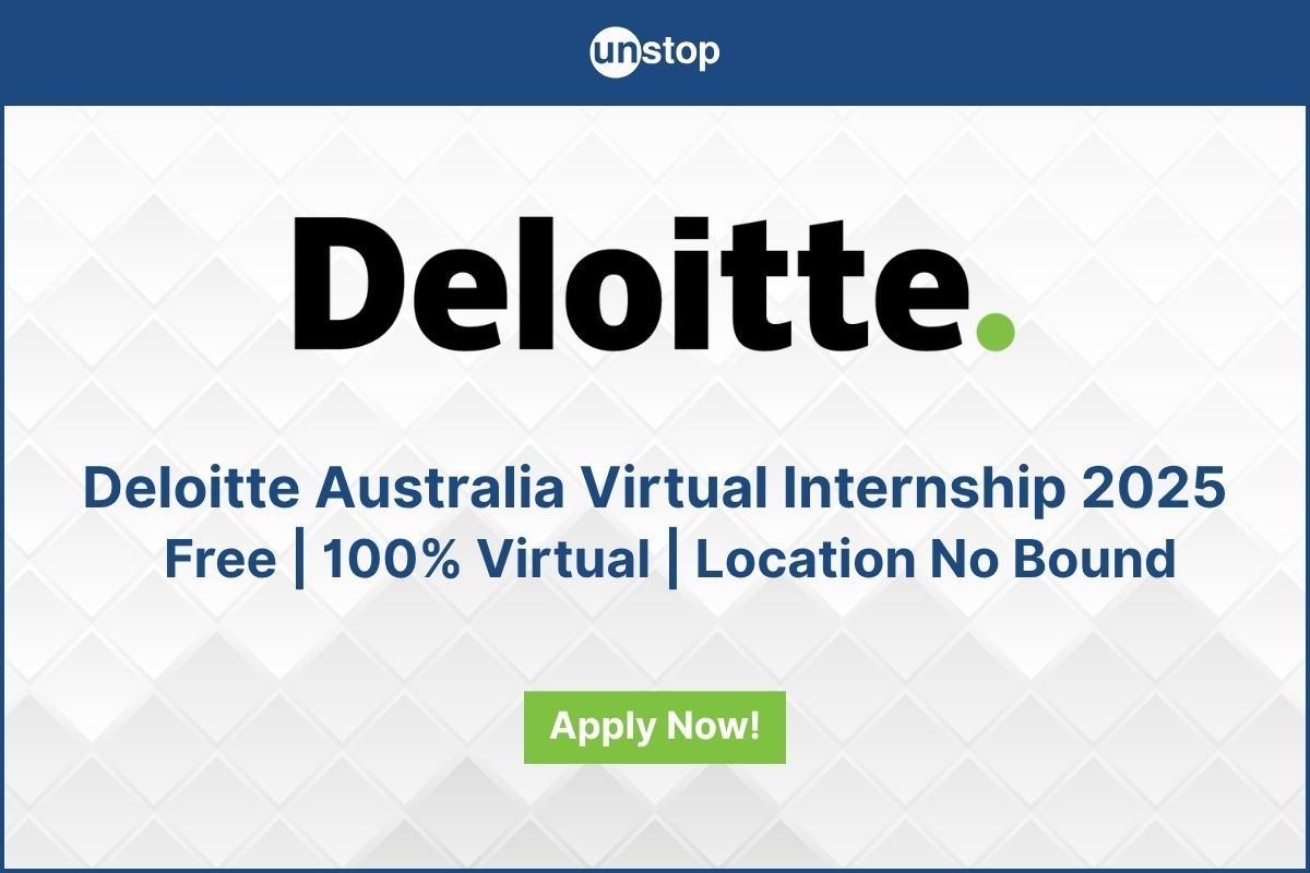 Deloitte Australia Virtual Internship 2025 Now Open For All STEM Students