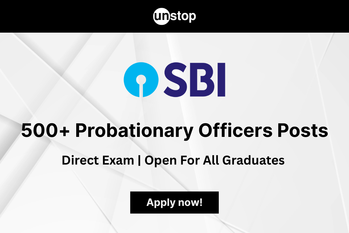 SBI PO Recruitment 2025: 500+ Posts, Any Graduate Can Apply