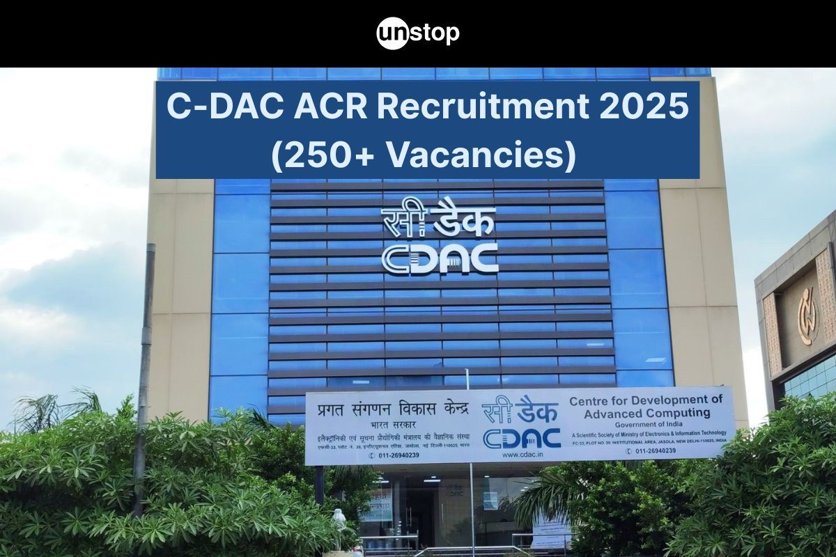 C-DAC Recruitment 2025: 250+ Vacancies with CTC Up to INR 42 LPA