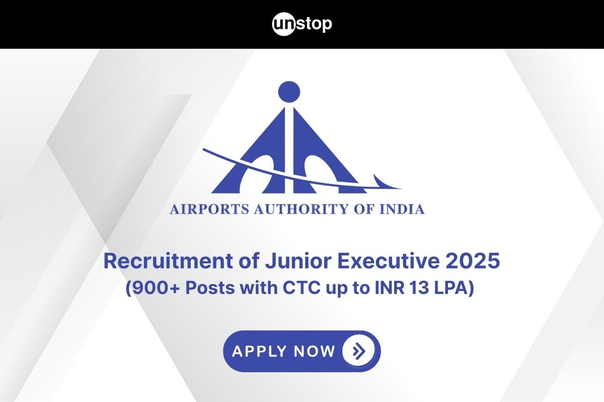 AAI Junior Executive Recruitment 2025 | 950+ Openings | CTC of up to INR 13 LPA