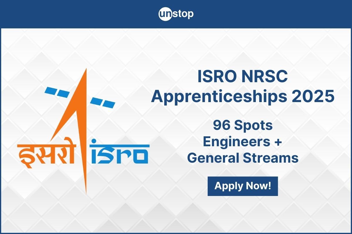 ISRO Apprentice Drive 2025 (NRSC) | 96 Spots Live—Apply Now!