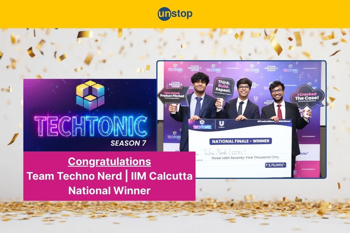 IIM Calcutta Grabs The Winner's Trophy At HUL TechTonic Season 7