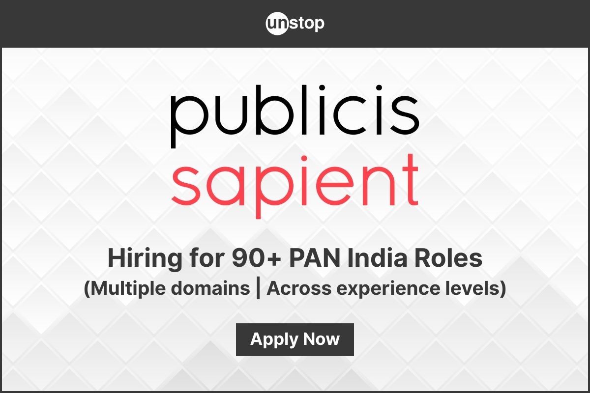Publicis Sapient Jobs In India 2026 | 90+ Openings– Apply Now!