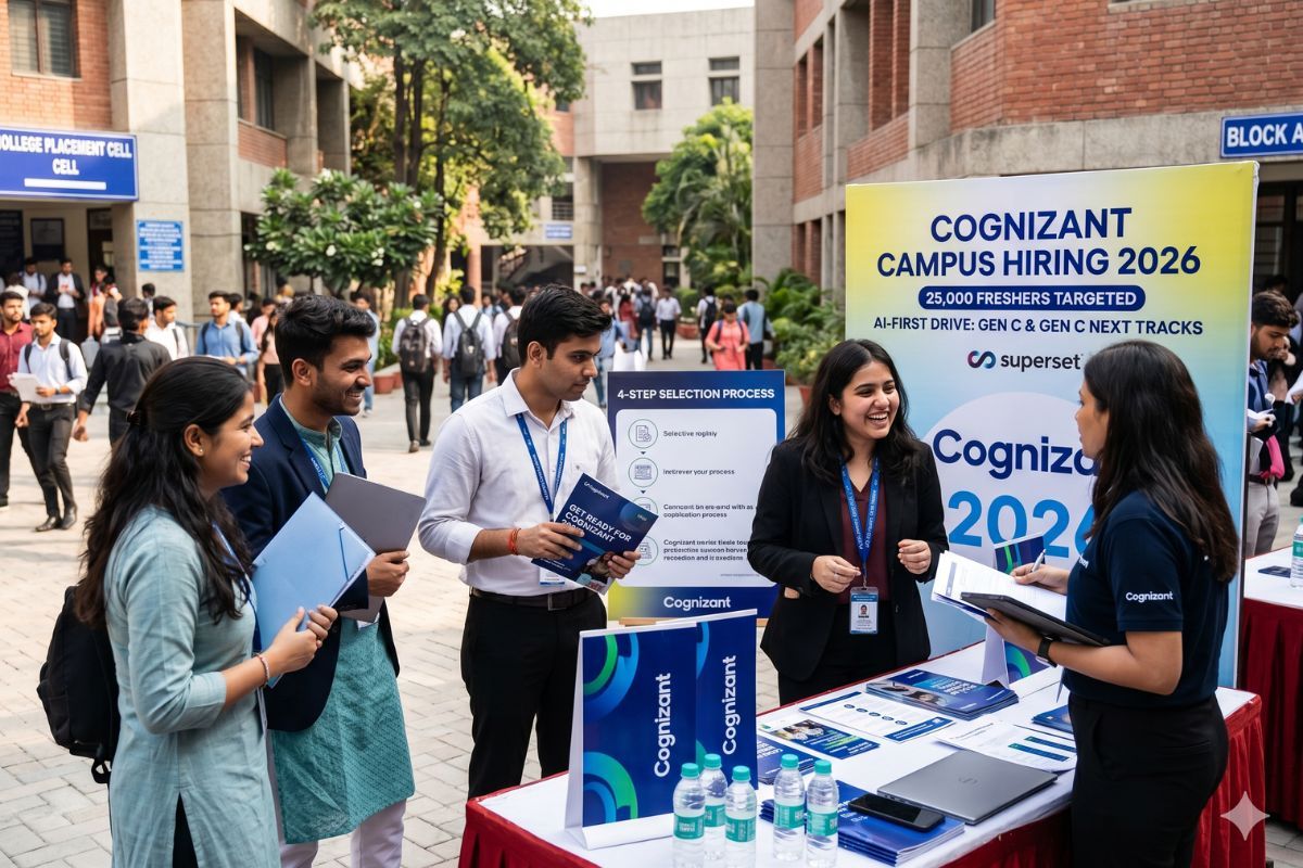 Cognizant Campus Hiring 2026: 25,000 Freshers Targeted in AI-First Drive