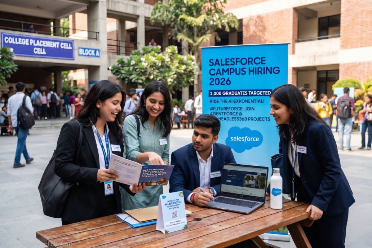 Salesforce Campus Hiring 2026: 1,000 Grads to Lead the "AI Exponential"