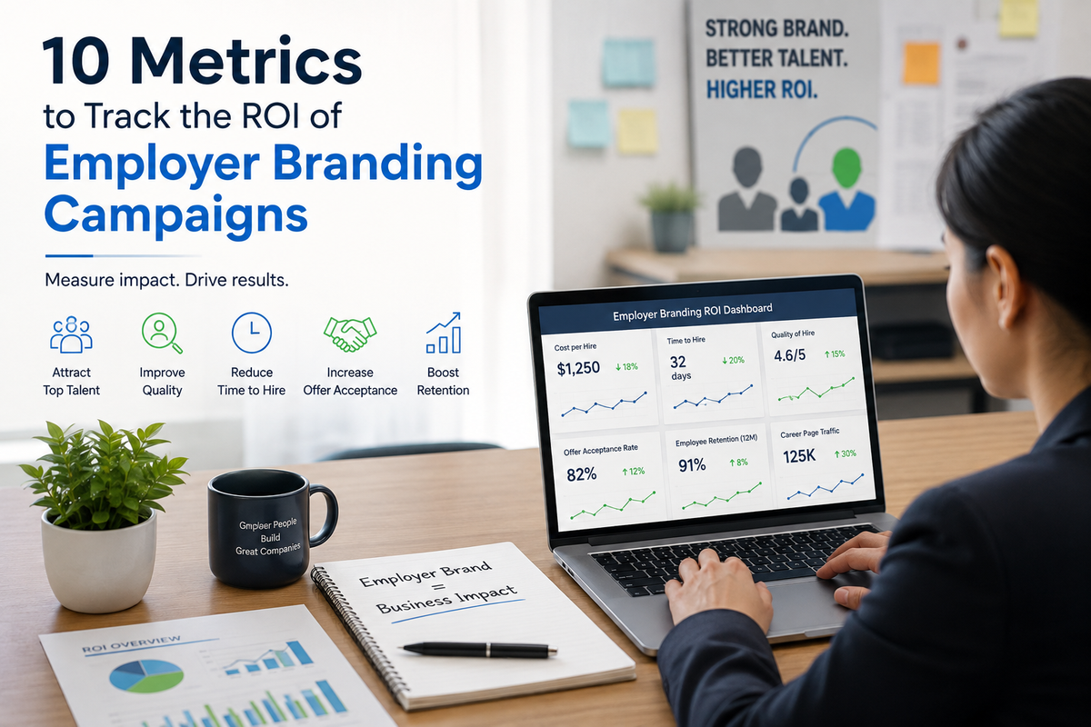 10 Metrics to Track the ROI of Employer Branding Campaigns