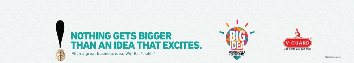 V-Guard The Big Idea Contest 2017-A Business Plan Competition