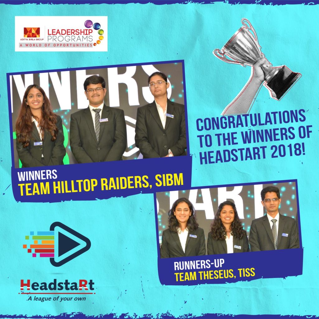 HeadstaRt 2018 Winners