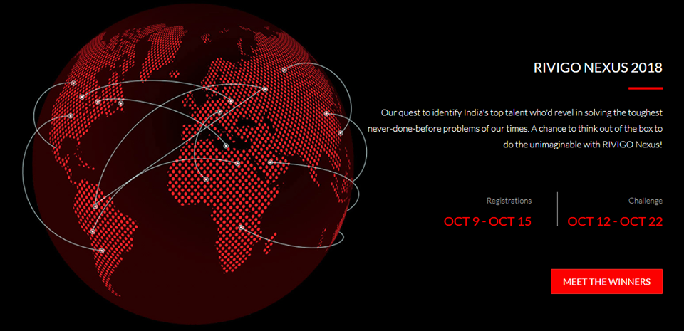 RIVIGO Nexus 2018 1st Runners Up Anshuman Mohanty’s Story