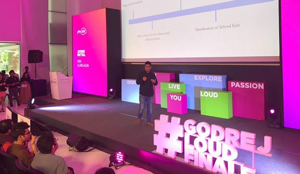 Godrej LOUD 2018 National Finalist MDI Gurgaon's Jitesh Mittal's Story