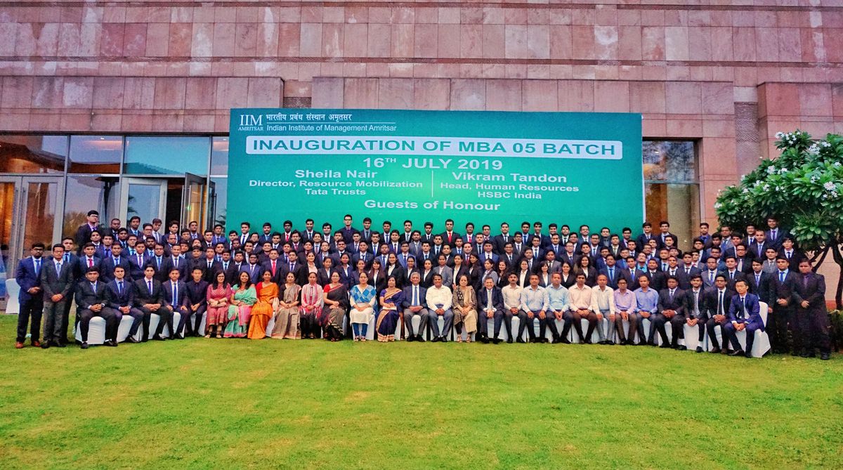 IIM Amritsar PGP 05 batch represents 24 states of India