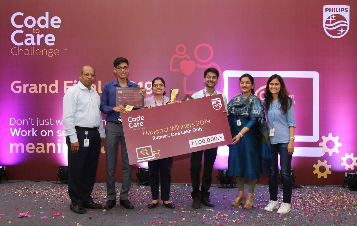 Hitting the Bull's Eye: Team AAAchievers | National Winners of Philips Code to Care Challenge
