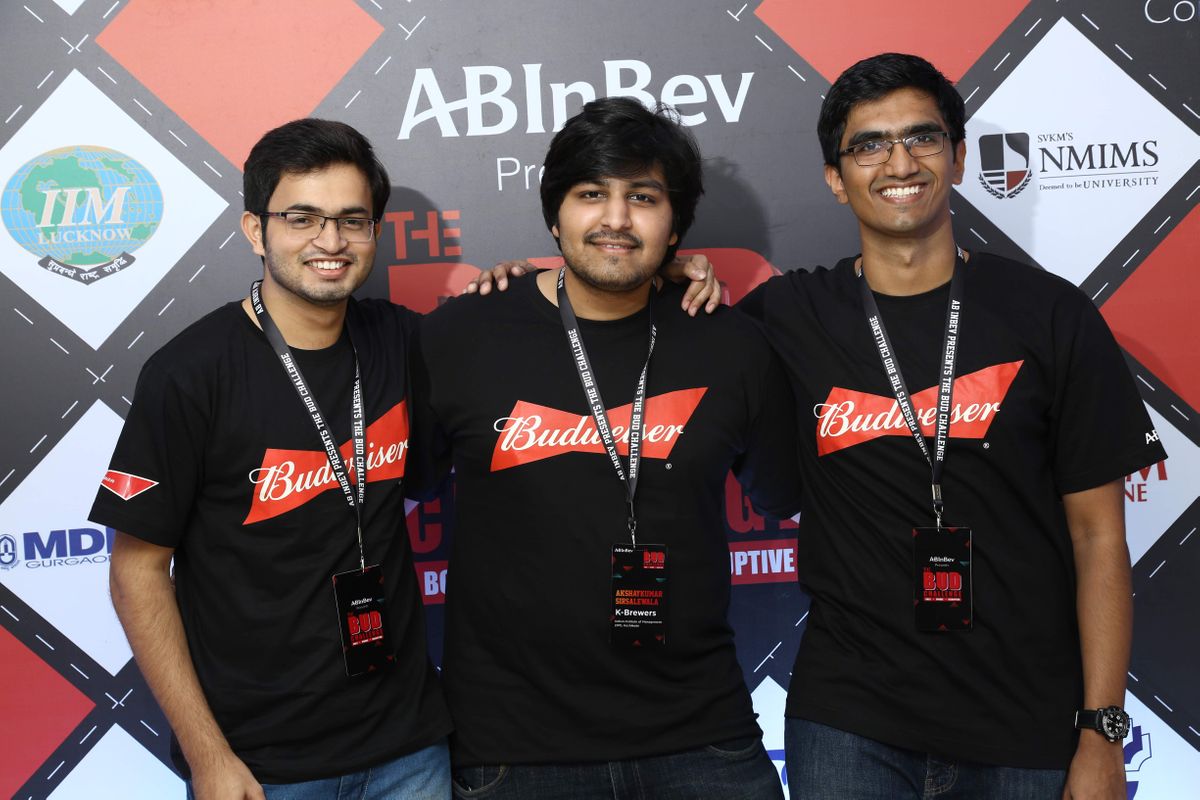 Team K-Brewers Second Runners Up: The BUD Challenge 2019 by AB InBev was all about innovation and creativity