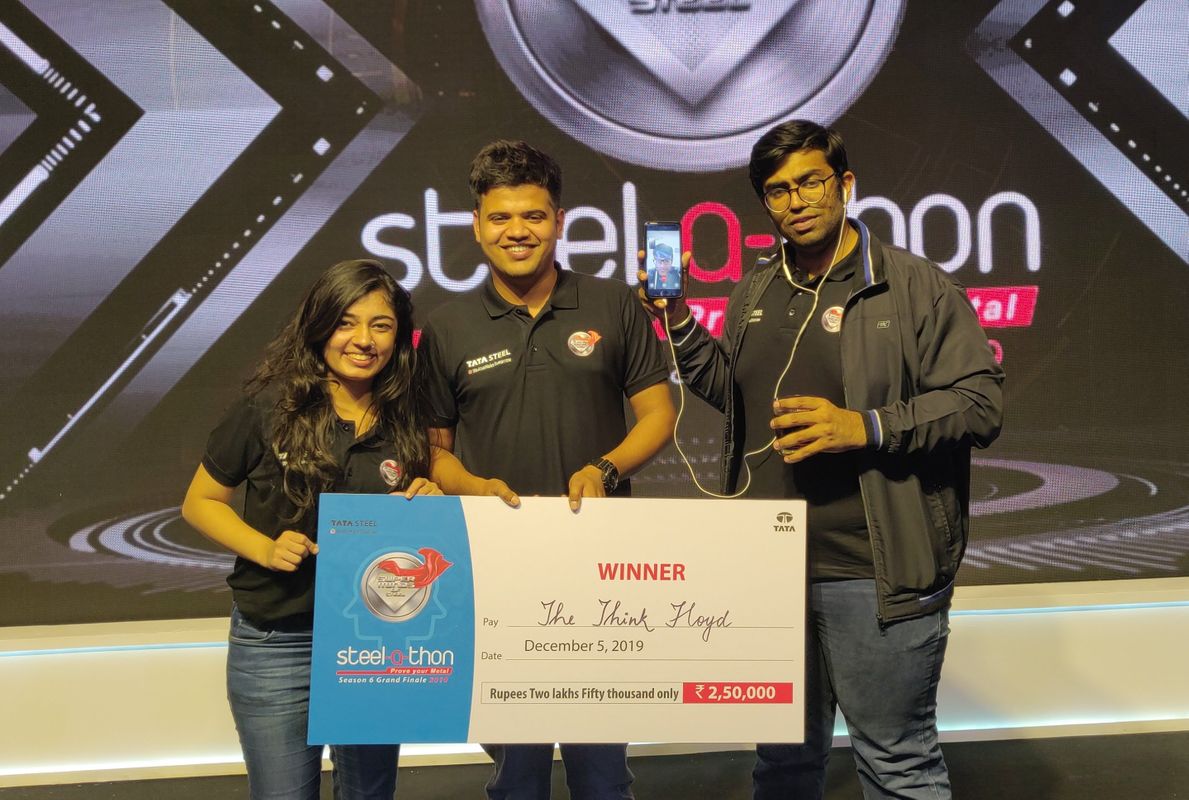 Team The Think Floyd from MICA Ahmedabad share the secret recipe to winning TATA Steel-a-thon 2019