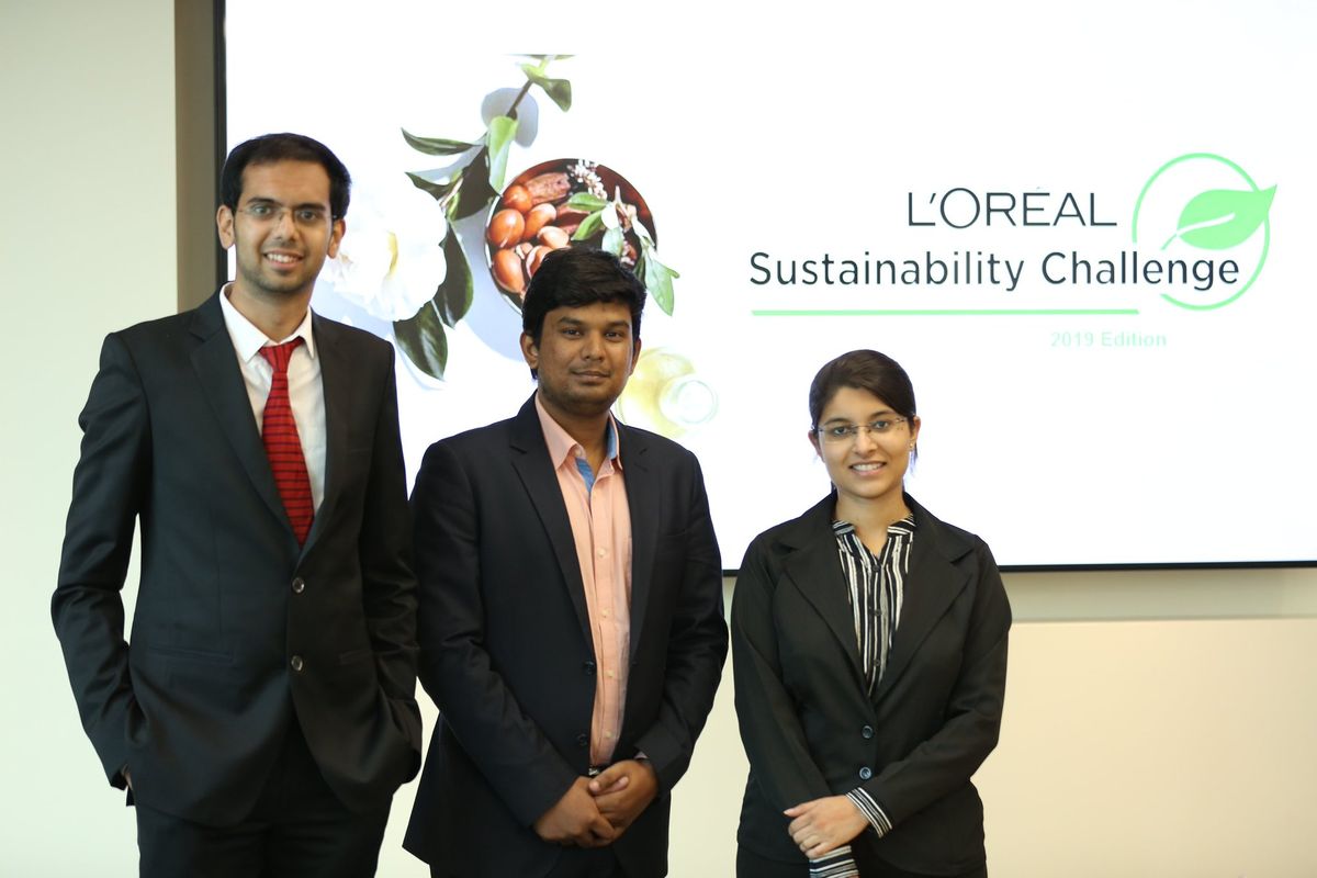 Team Growth Hackers from BITS Pilani walk away with the winners title of L'Oreal Sustainability Challenge 2019