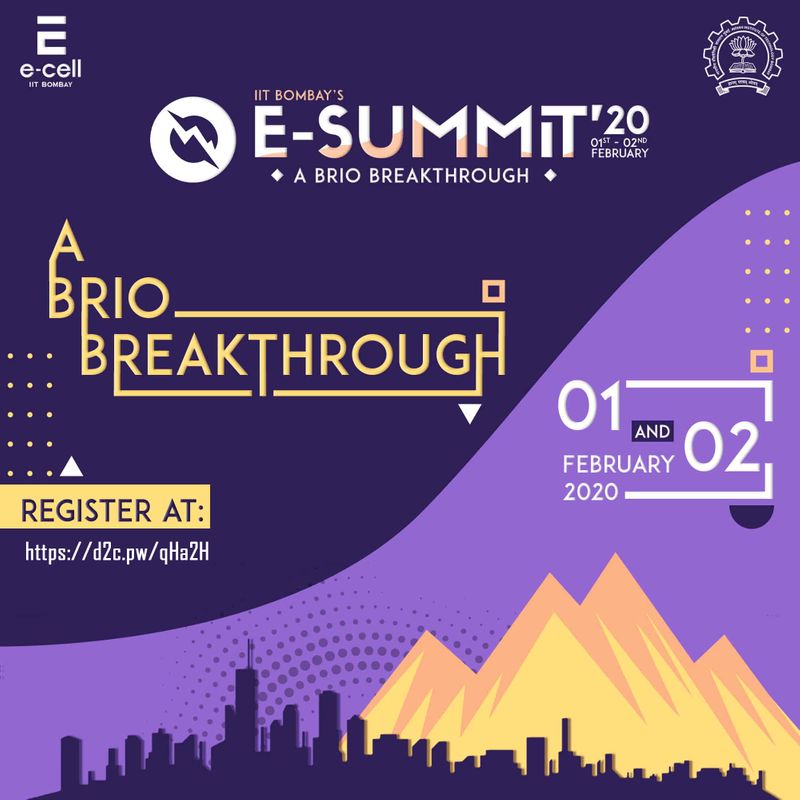 Gear up as The Entrepreneurship Cell brings to you the IIT Bombay E-Summit 2020