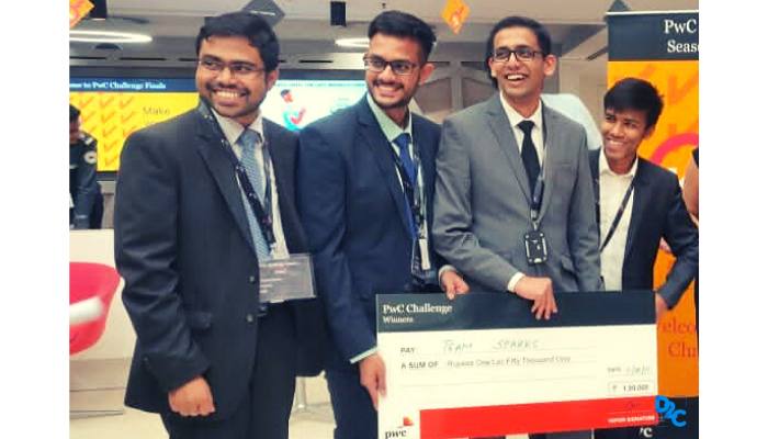 Team SParks from SPJIMR ventured into unknown waters to become the National Winners of PwC Challenge
