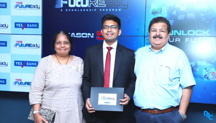 Tilak from SPJIMR takes home the YES FUTURE READY Scholarship