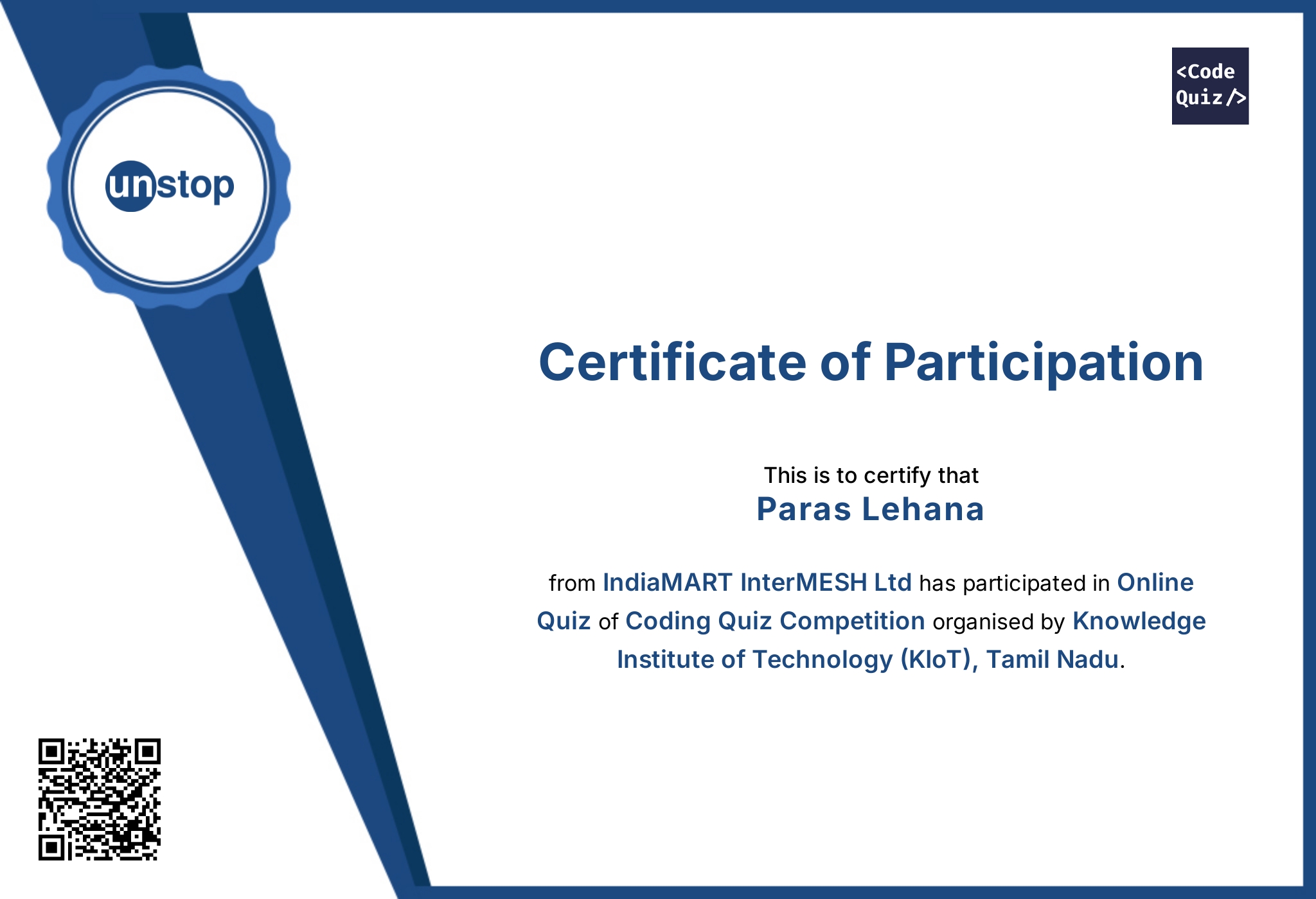 Unstop - Competitions, Quizzes, Hackathons, Scholarships and ...