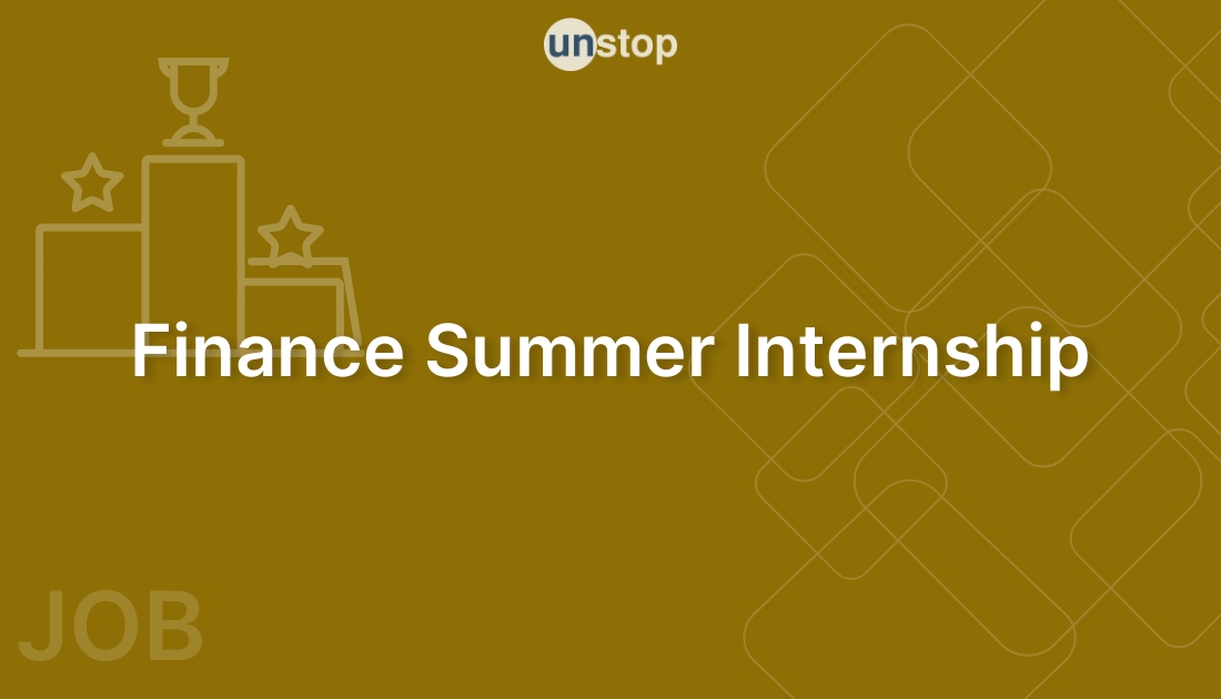 Finance Summer Internship by Cummins India! // Unstop (formerly