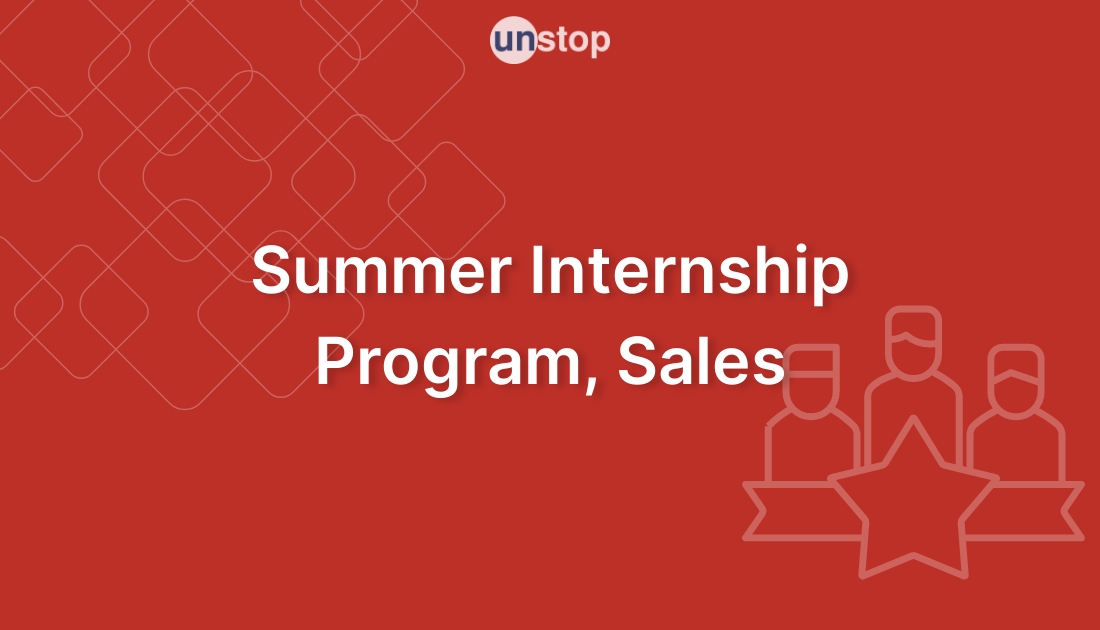 Summer Internship Program, Sales by PepsiCo India Holdings Pvt. Ltd