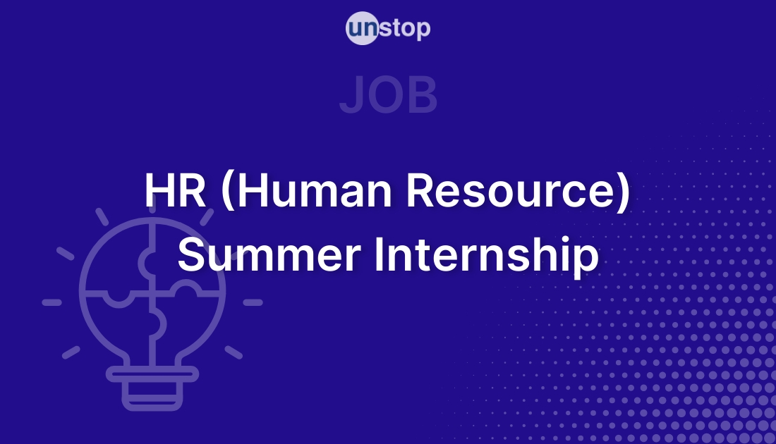 HR (Human Resource) Summer Internship by Philips! // Unstop