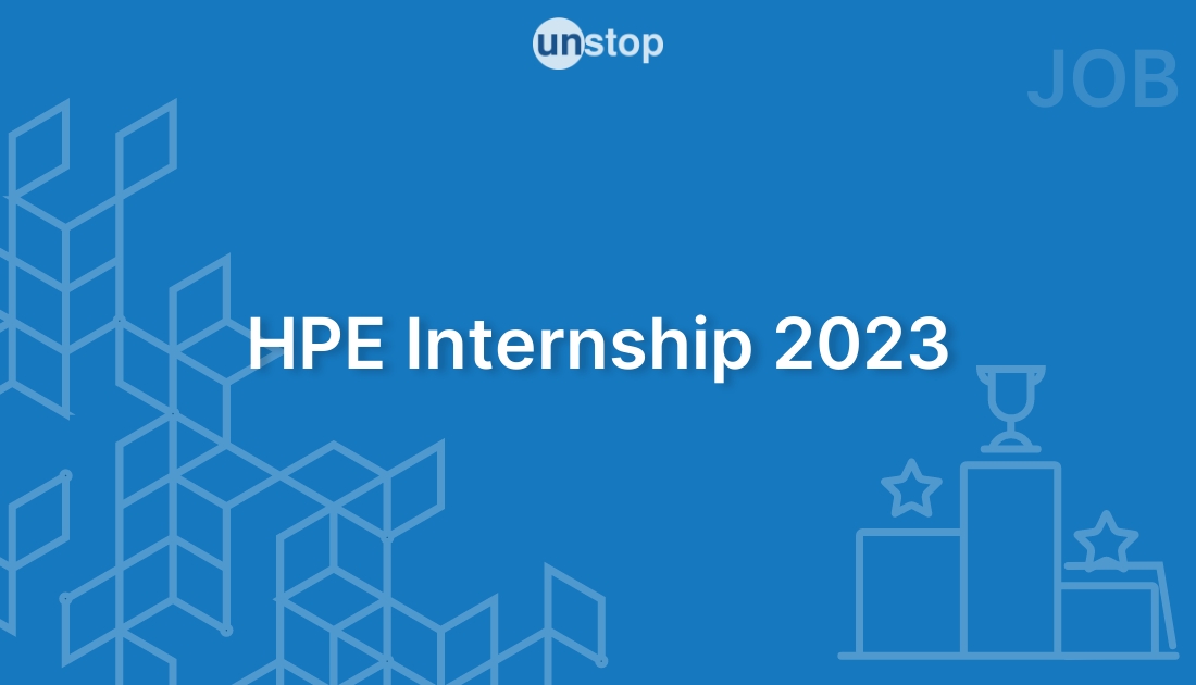 HPE Intern 2023 by Hewlett Packard Enterprise! // Unstop (formerly