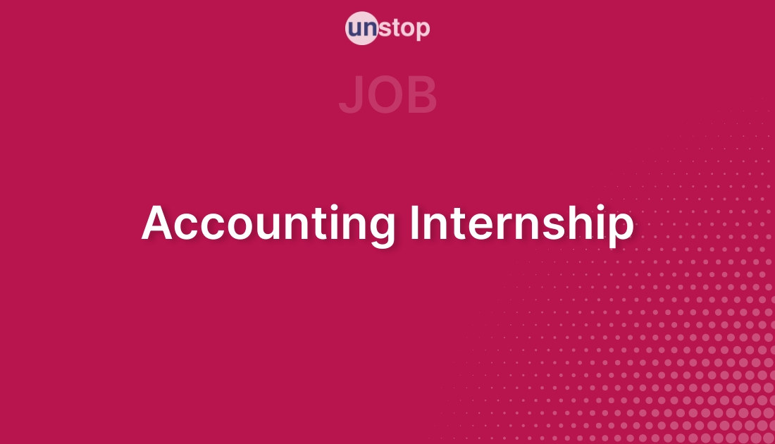 Accounting Intern by Wipro Technologies! // Unstop