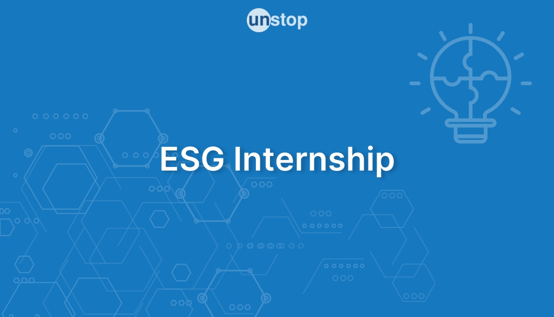 ESG Internship by CRISIL! // Unstop (formerly